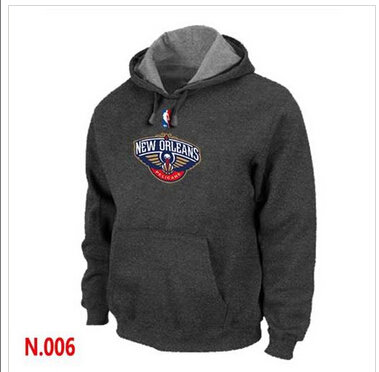 NBA New Orleans Pelican Pullover Hoodie Dark Grey