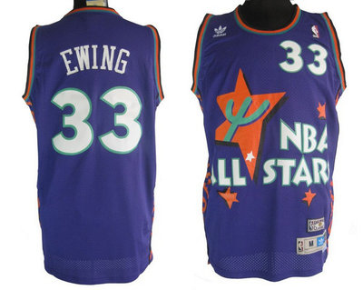 Mitchell and Ness New York Knicks 1995 All Star #33 Patrick Ewing Soul (Swingman) Stitched Purple Jersey Mitchell and Ness New York Knicks 1995 All Star #33 Patrick Ewing Soul (Swingman) Stitched Purple Jersey