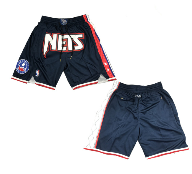 Men's Brooklyn Nets Navy Shorts (Run Small) Men's Brooklyn Nets Navy Shorts (Run Small)