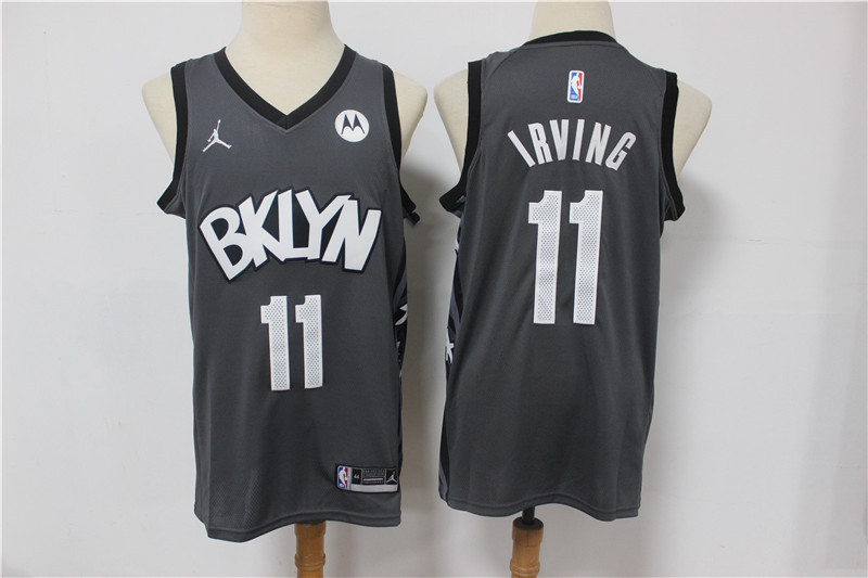 Nets 11 Kyrie Irving Dark Gray 2021 Swingman Jersey Nets 11 Kyrie Irving Dark Gray 2021 Swingman Jersey