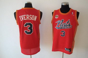 Utah Jazz 3# IVERSON red SWINGMAN jerseys