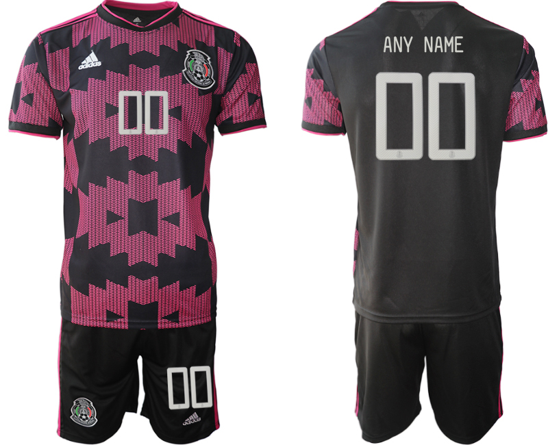 Men's Custom Mexico Home Soccer Jersey