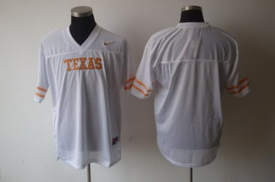 NCAA Texas Longhorns blank White Jersey