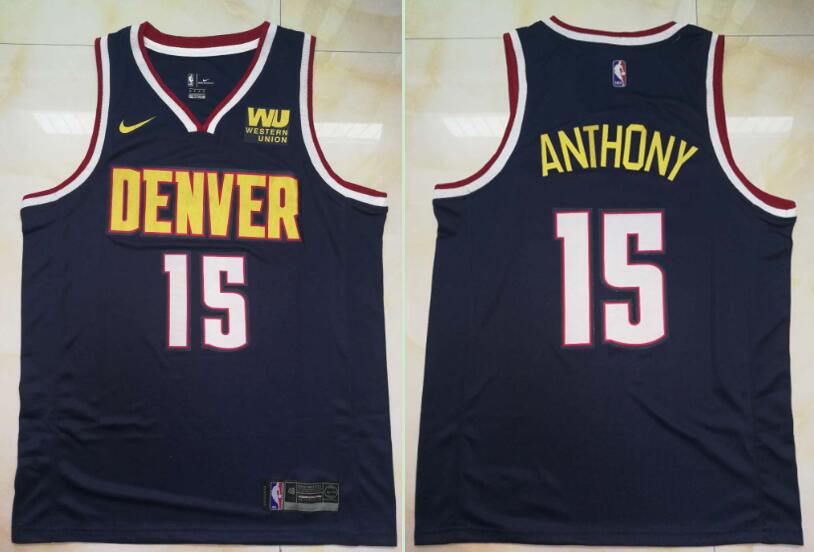 Nuggets 15 Carmelo Anthony Navy Nike Swingman Jersey Nuggets 15 Carmelo Anthony Navy Nike Swingman Jersey