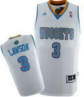 Denver Nuggets #3 Allen Iverson White Revolution 30 Swingman NBA Jersey