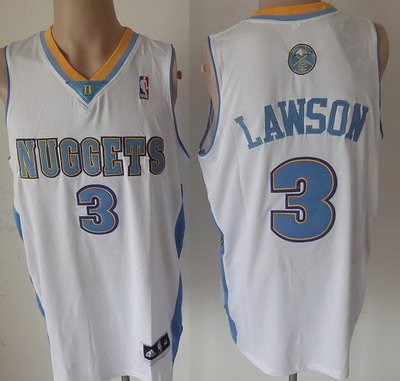 Denver Nuggets 3 Lawson White Revolution 30 NBA Jerseys