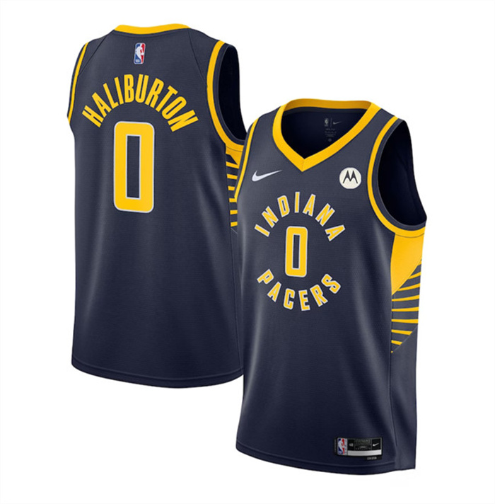 Men's Indiana Pacers #0 Tyrese Haliburton Black Stitched Basketball Jersey Men's Indiana Pacers #0 Tyrese Haliburton Black Stitched Basketball Jersey