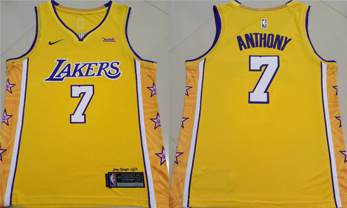 akers 7 Carmelo Anthony Yellow Nike City Edition Swingman Jersey akers 7 Carmelo Anthony Yellow Nike City Edition Swingman Jersey