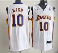 nba los angeles lakers #10 nash white(revolution 30 swingman) nba los angeles lakers #10 nash white(revolution 30 swingman)