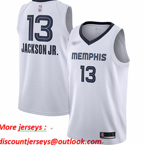 Grizzlies #13 Jaren Jackson Jr. White Basketball Swingman Association Edition Jersey