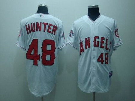 MLB Los Angeles Angels #48 Hunter white(cool base)