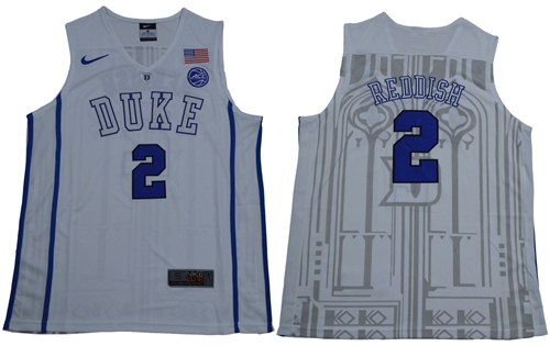 Blue Devils #2 Cameron Reddish White Basketball Elite Stitched NCAA Jersey Blue Devils #2 Cameron Reddish White Basketball Elite Stitched NCAA Jersey