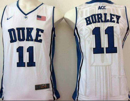 Blue Devils #11 Bobby Hurley White Basketball Stitched NCAA Jersey Blue Devils #11 Bobby Hurley White Basketball Stitched NCAA Jersey