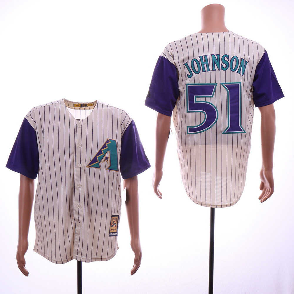 Diamondbacks 51 Randy Johnson Cream Cooperstown Collection Cool Base Jersey Diamondbacks 51 Randy Johnson Cream Cooperstown Collection Cool Base Jersey