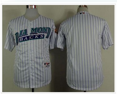 Arizona Diamondbacks Blank White 1999 Turn Back The Clock Stitched Baseball Jersey