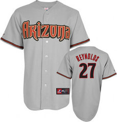Arizona Diamondbacks #27 Reynolds Grey Jersey