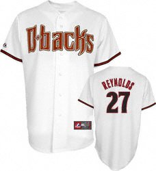 Arizona Diamondbacks #27 Reynolds White Jersey
