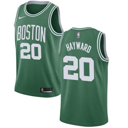 Nike Celtics #20 Gordon Hayward Green NBA Swingman Jersey