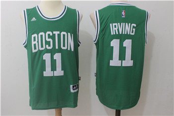 Nike Celtics #11 Kyrie Irving Green Swingman Stitched NBA Jersey
