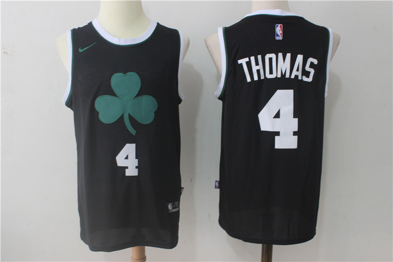 Nike Celtics #4 Isaiah Thomas Black Stitched NBA Jersey
