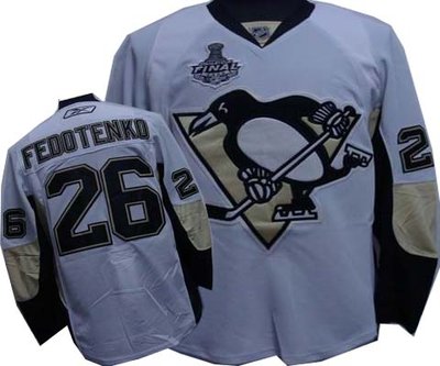 Pittsburgh Penguins 26 FEDOTENKO white