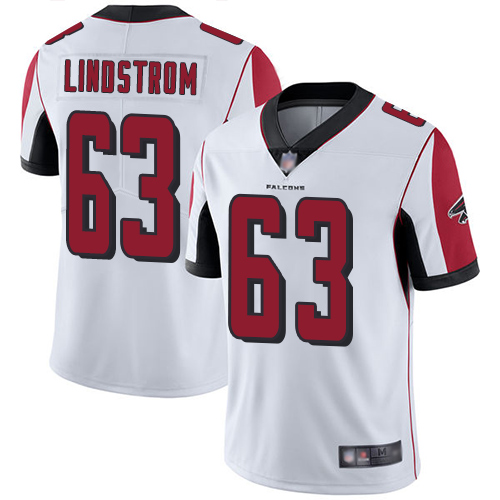 Falcons #63 Chris Lindstrom White Men's Stitched Football Vapor Untouchable Limited Jersey Falcons #63 Chris Lindstrom White Men's Stitched Football Vapor Untouchable Limited Jersey
