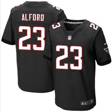 Nike Atlanta Falcons #23 Robert Alford Black Alternate Men's Stitched NFL Elite Jersey Nike Atlanta Falcons #23 Robert Alford Black Alternate Men's Stitched NFL Elite Jersey