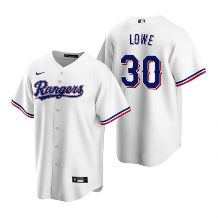 Men's Texas Rangers #30 Nathaniel Lowe White Cool Base Stitched Baseball Jersey Men's Texas Rangers #30 Nathaniel Lowe White Cool Base Stitched Baseball Jersey
