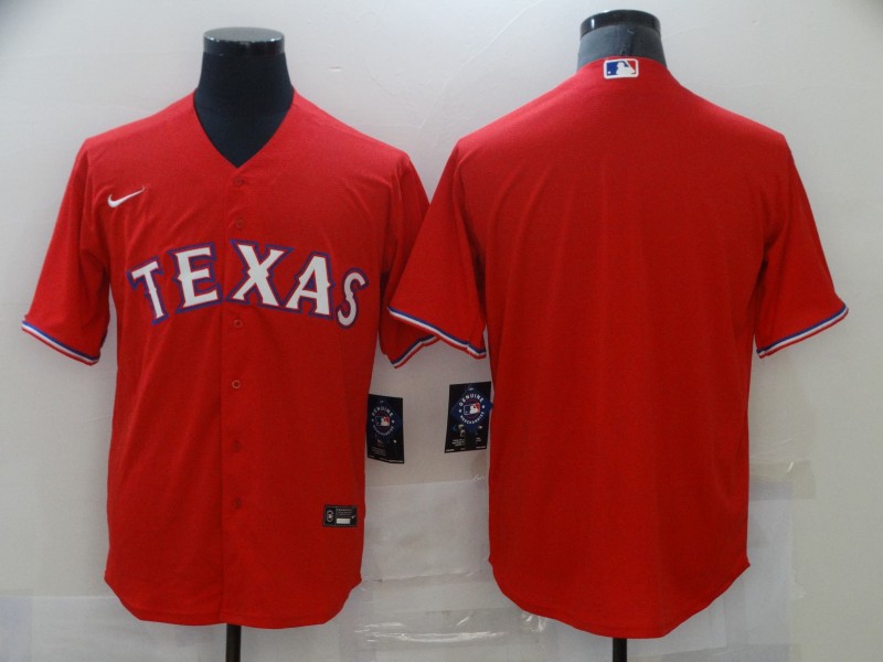 Nike Men's Texas Rangers Red Blank Coolbase Jersey Nike Men's Texas Rangers Red Blank Coolbase Jersey