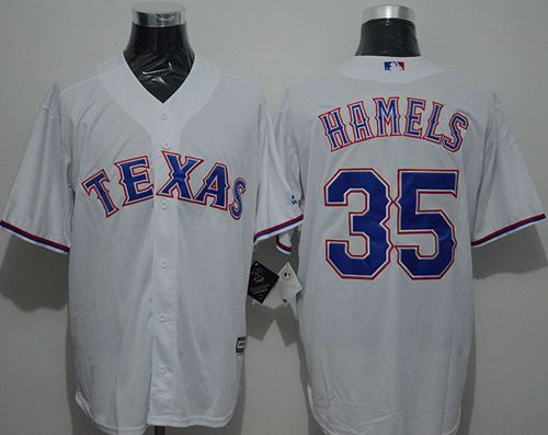 Rangers #35 Cole Hamels White New Cool Base Stitched MLB Jersey Rangers #35 Cole Hamels White New Cool Base Stitched MLB Jersey