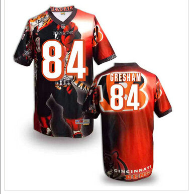 Cincinnati Bengals 84# Jermaine Gresham Stitched NFL Elite Fanatical Version Jersey (3)