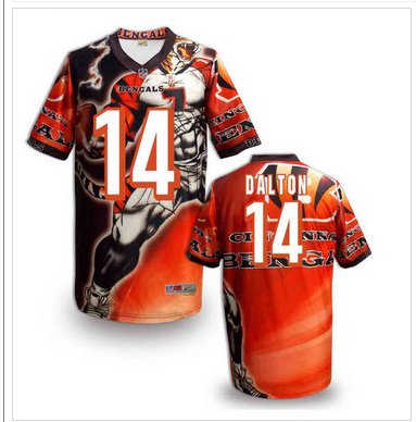 Cincinnati Bengals #14 Andy Dalton Stitched NFL Elite Fanatical Version Jersey (6)