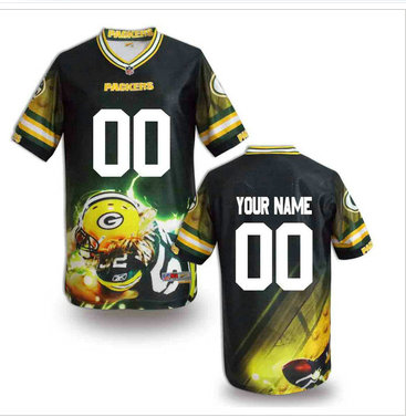 New Green Bay Packers Customized Jersey-05