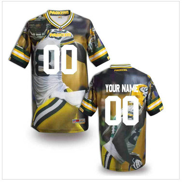New Green Bay Packers Customized Jersey-04