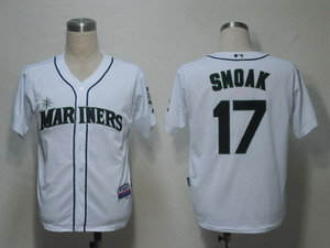 Seattle Mariners 17 Smoak White