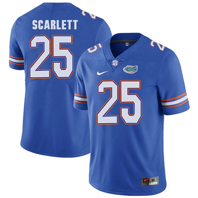 Florida Gators Royal Blue Jordan Scarlett Football Player Performance Jersey