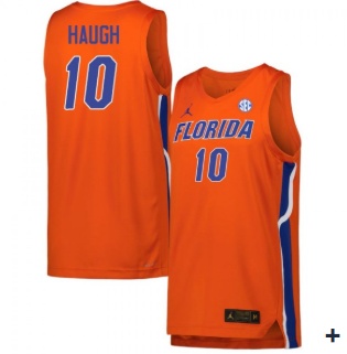 Men's Florida Gators #10 Thomas Haugh Orange Limited College Basketball Jersey