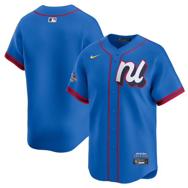 Custom Men's National League Blue 2025 All-Star Limited Stitched Baseball Jersey
