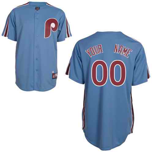 Philadelphia Phillies Blue Man Custom Jerseys