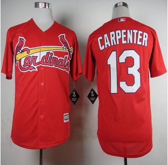 St. Louis Cardinals #13 Matt Carpenter Red Cool Base Stitched Baseball Jersey St. Louis Cardinals #13 Matt Carpenter Red Cool Base Stitched Baseball Jersey