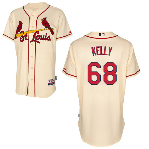 St.Louis Cardinals #68 Kelly Beige Baseball Jersey