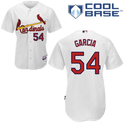 St Louis Cardinals 54 Jaime Garcia white jerseys