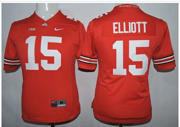 Ohio State Buckeyes #4 Samuel Red Women's Stitched NCAA Custom any name and any number Jersey