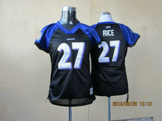 BALTIMORE REVANS #27 RICE WOMEN JERSEYS