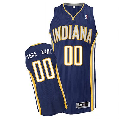 Pacers Personalized Authentic Blue Jersey (S-5XL)