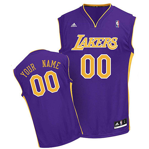 Lakers Personalized Authentic Purple Jersey (S-5XL)
