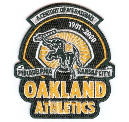 Oakland Athletics A Century of A's Baseball Patch Oakland Athletics A Century of A's Baseball Patch