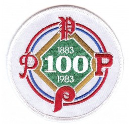 Philadelphia Phillies 100th Anniversary Patch