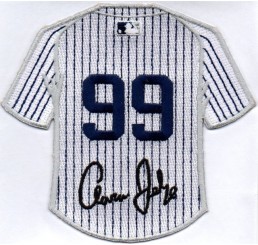 Aaron Judge Jersey Patch with Signature