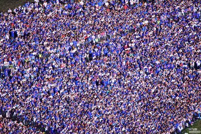 City officials estimate 5 million people at #Cubs parade and rally. #WorldSeries